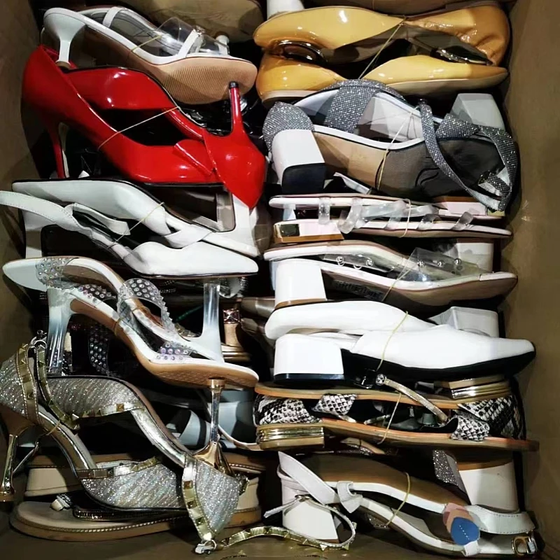 Wholesale Quality Products Low Price Cheap Used Shoes Mixed Ladies Women Sandals Second Hand Shoes for Universal