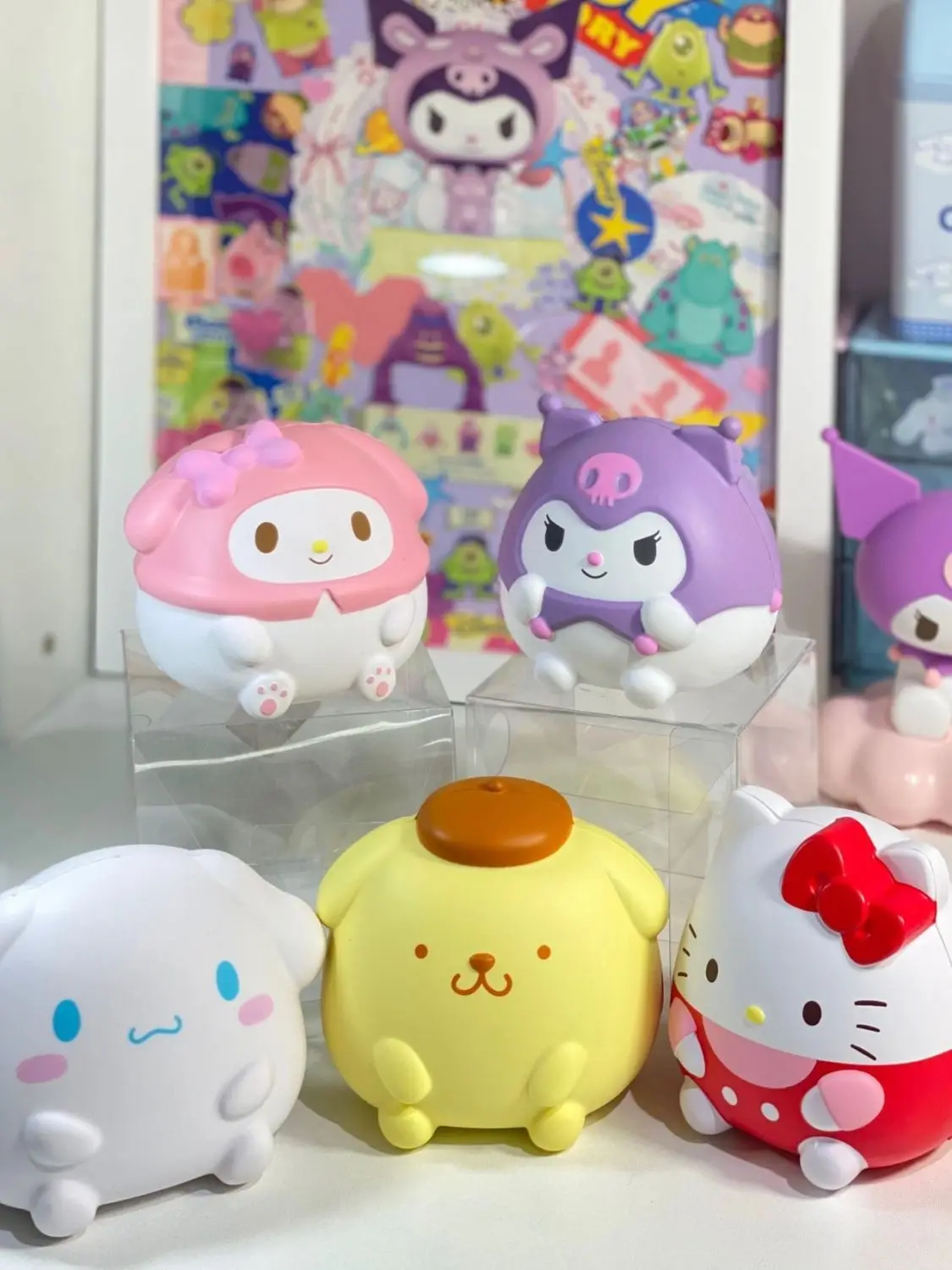 K318 Hot Sale Cartoon Slow Rebound Decompression Bear Stress Relief Dolls Squishy Squeeze Toys For Small Gifts