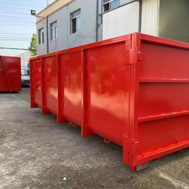 15m3 stackable Recycling dumpster hook bin hook lift bin