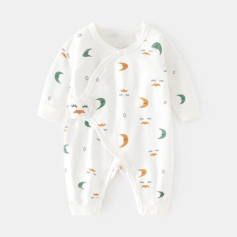 New Styles High Quality Banana Outgoing Climbing Suit Pattern Baby Boy Girl Long Sleeve Rompers