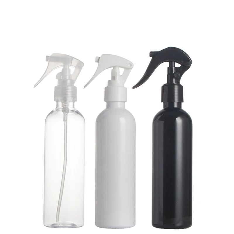 100ml 120ml 150ml 200ml 250ml 300ml PET White Black Hair Salon Cleaning Fine Trigger Spray Bottle