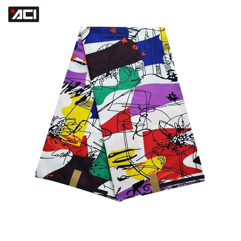 Лидер продаж африканская ткань Kente ACI 6 ярдов/штука Анкара африканские настоящие восковые принты высококачественная с восковым принтом Гана