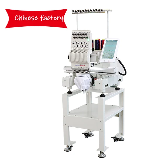 single head embroiding machine hat embroiderer leather fabric socks snapback hat embroidery machine
