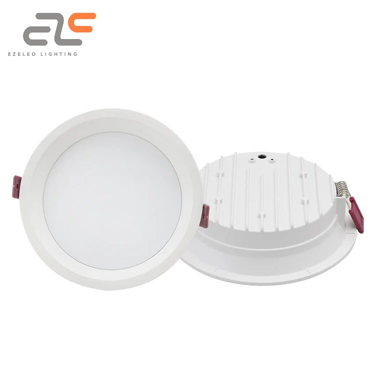 EZELED Best Selling Recessed Anti-Dazzle Aluminum Thin Round Panel Lamp 8 12 15 24 30 W Led Panel Light