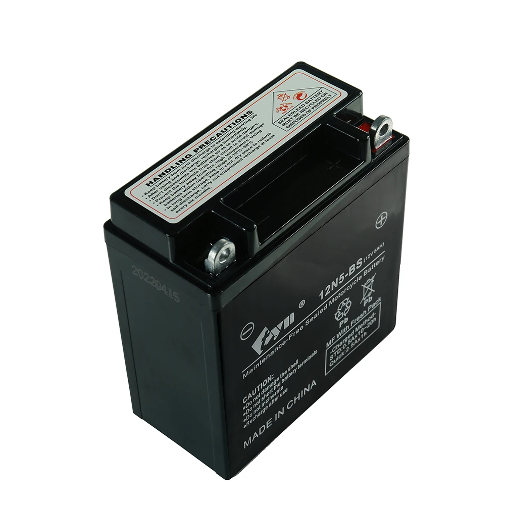 12N5 Lead Acid Battery for Motorcycles and Small Engines with Reliable Starting Power