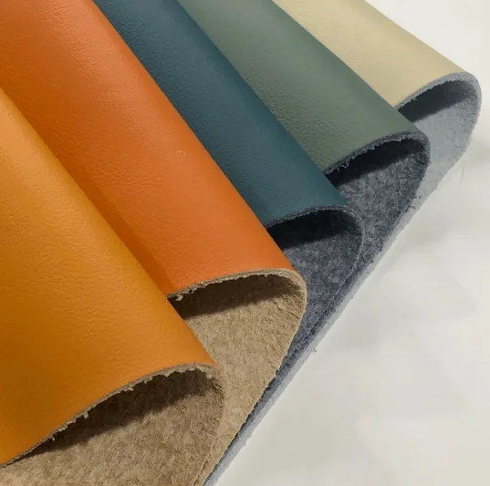 in stock 1.4 mm vegan Napa recycled leather faux leather cowhide ingredients, luggage, sofa furniture, microfiber fiber leather