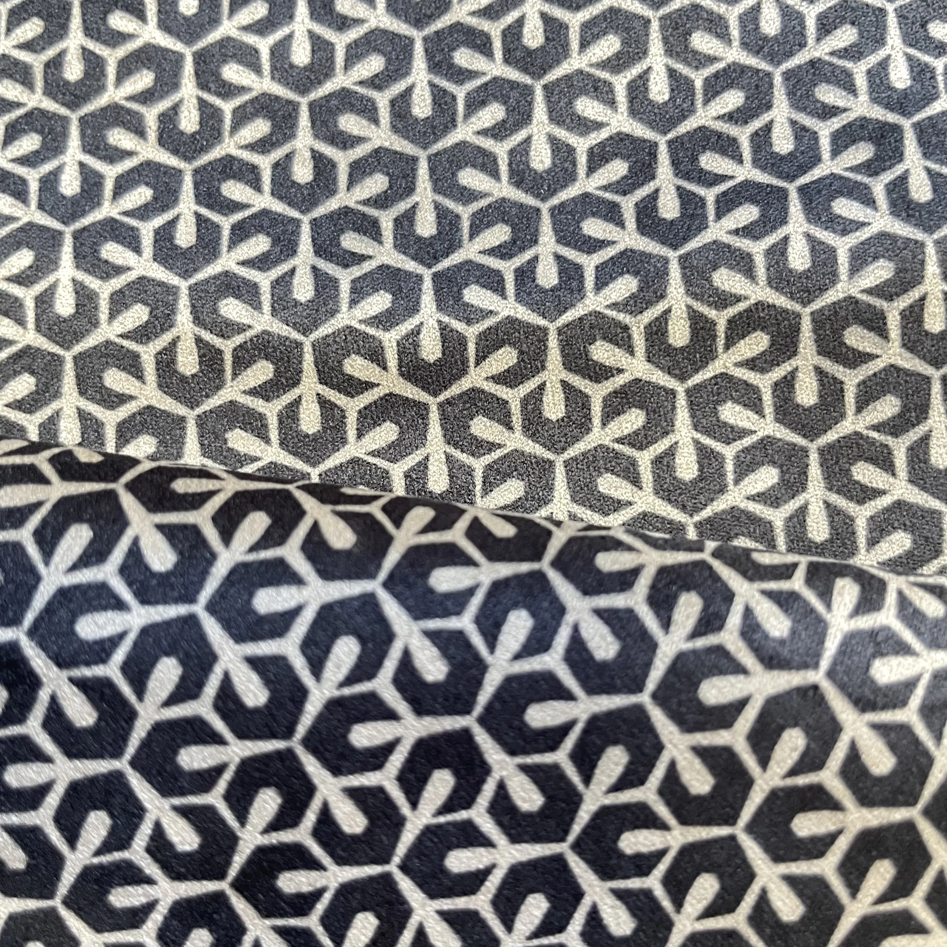 Factory best quality black 400D recycled stripe polyester waterproof oxford fabric for tent bag material