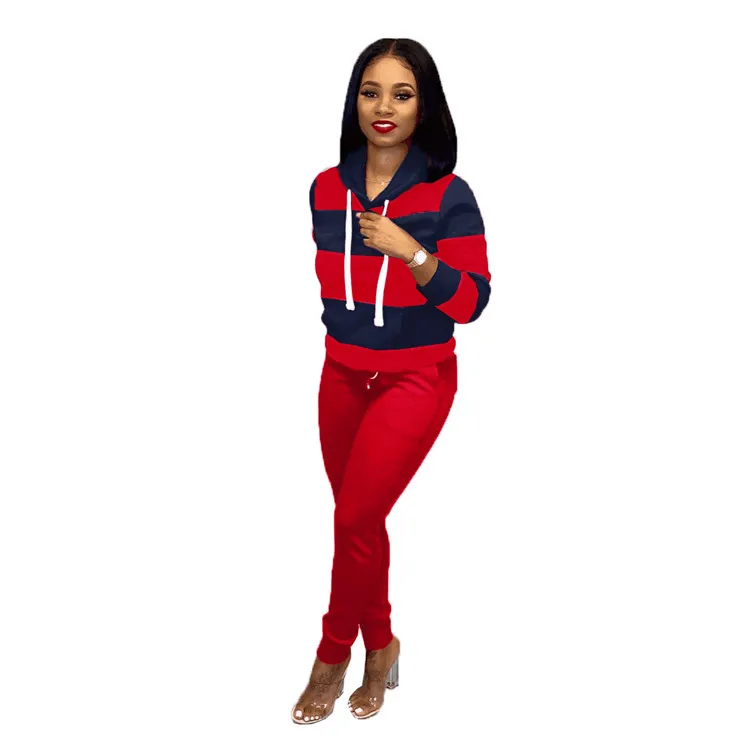 GC-2080115 2022  Winter Tops Pant Sweat Suits Woman Two Piece Long Sets Women Clothing Jogger Set Outfit Women 2 Piece Set