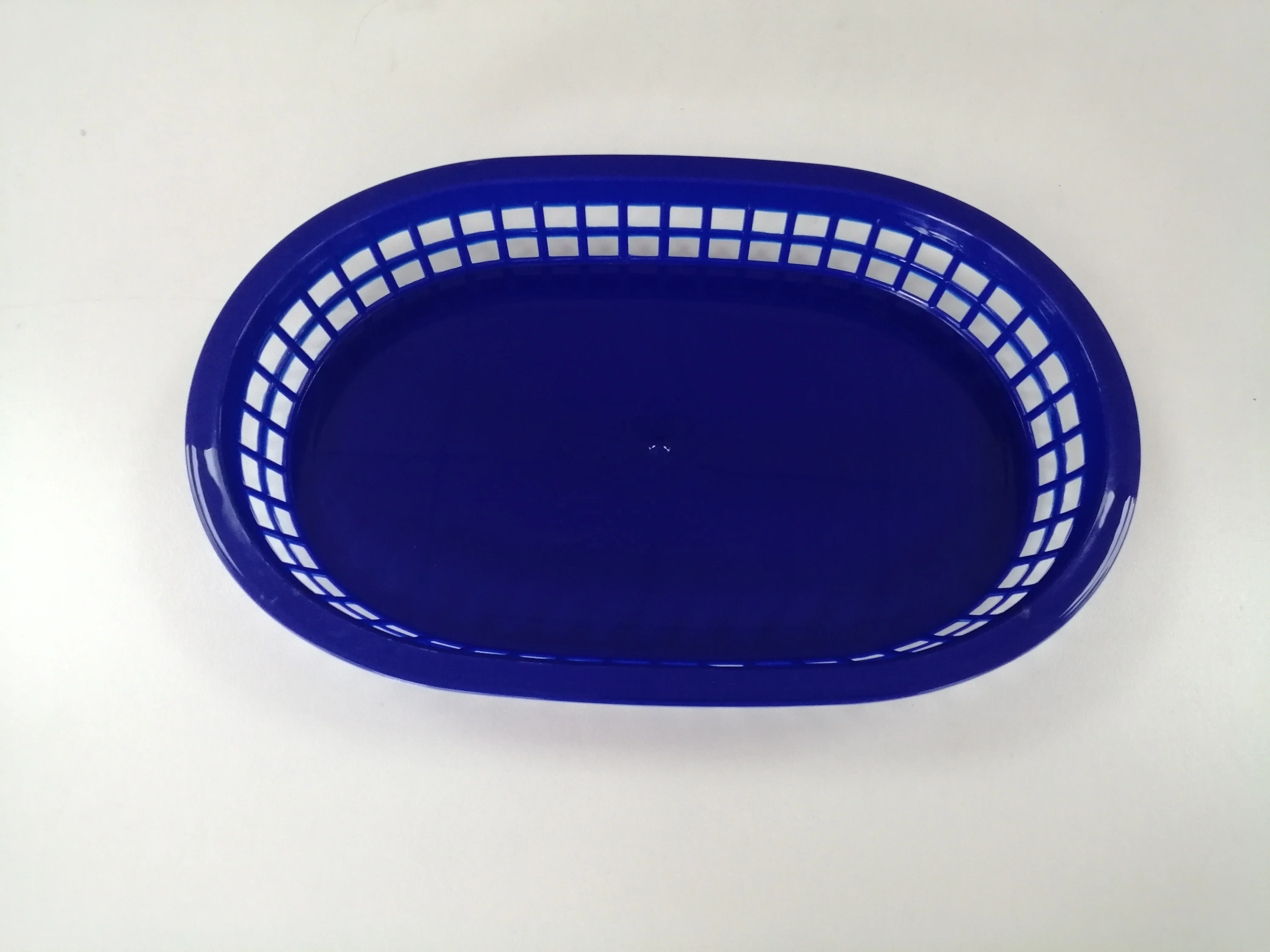 Wholesale Durable Plastic PP Eco-friendly Colorful Fast Food Chips Fruit Serving Basket