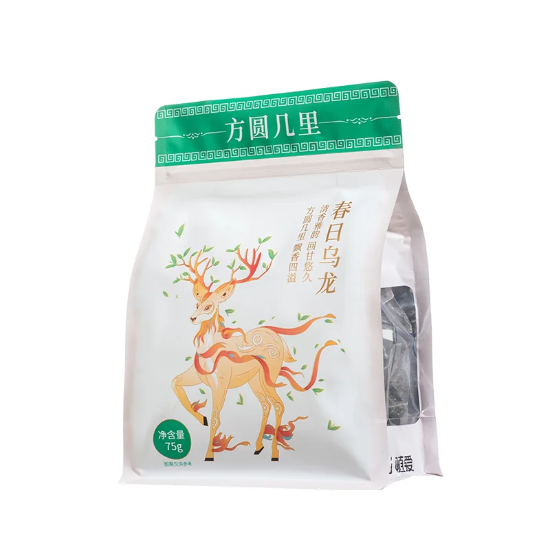 Chinese Tieguanyin Oolong tea new tea orchid fragrance Spring Oolong pyramid bag tea 75g