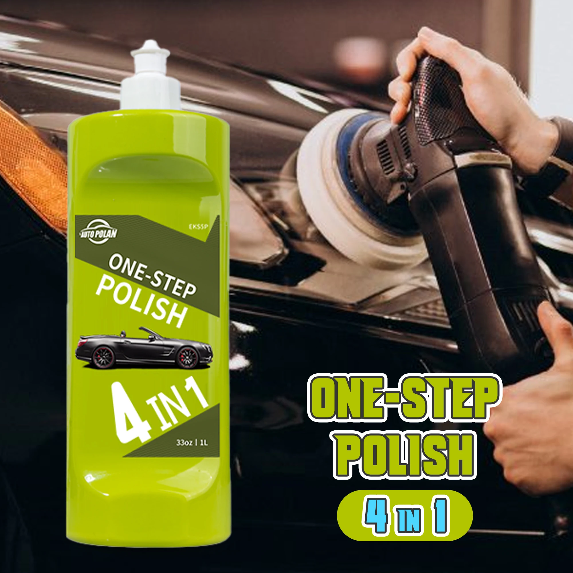 Autopolan Perfect-it Rubbing Compound & Machine Polish Kit 1 Qt Each For Car Polishing Car Care