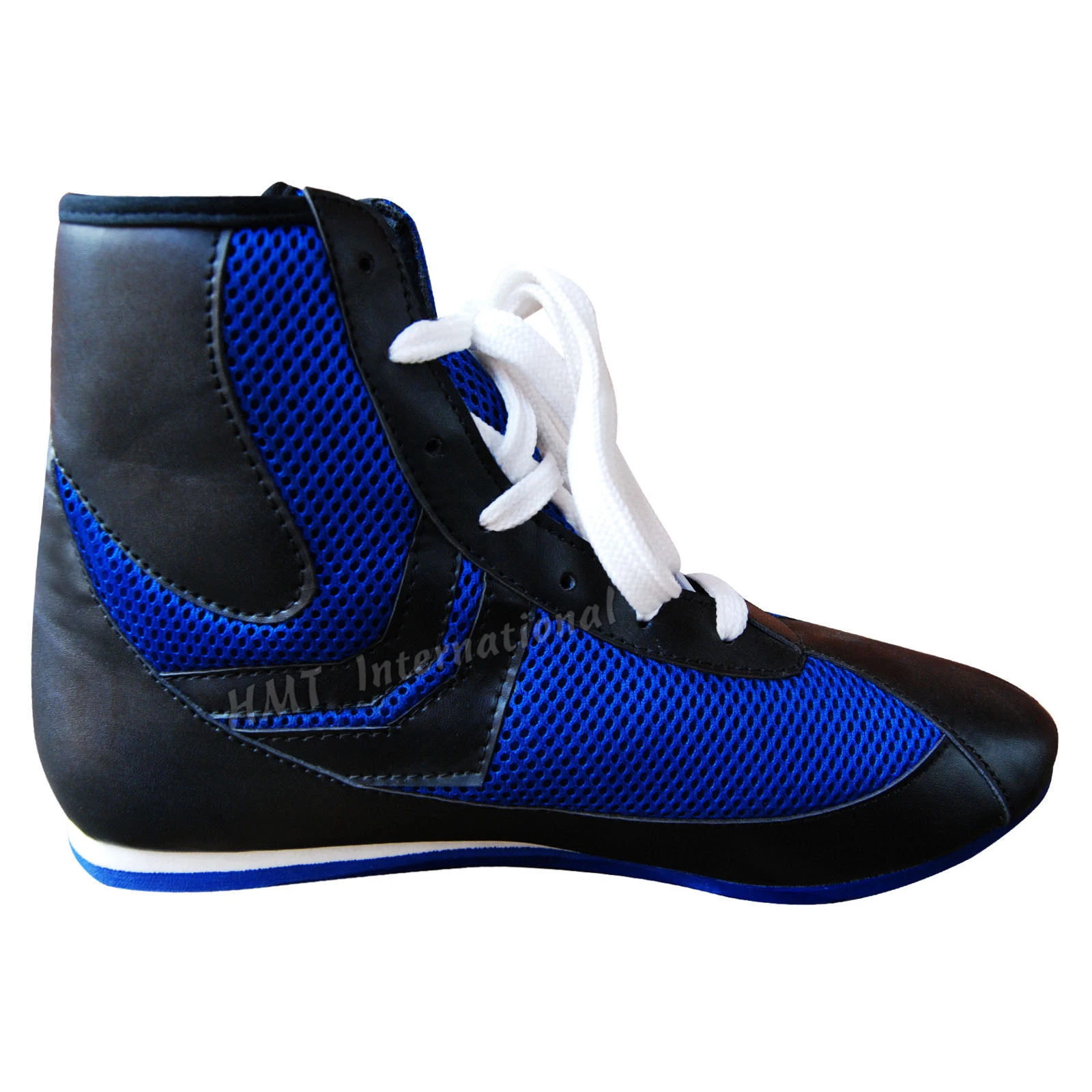 OEM Wholesale custom professional Leather & Mesh sport Taekwondo boots boxing shoes for men
