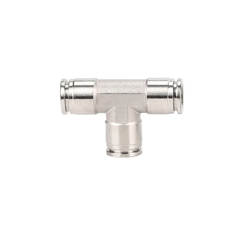 PE4 6 8 10 12 14 16 T Type Tee 304/316 Stainless Steel Quick Air Hose Connector Pneumatic Parts Tube Pipe One Touch Fittings