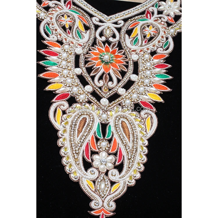 
Color Ethnic Patch Design High Quality Color Embroidery Appliques 