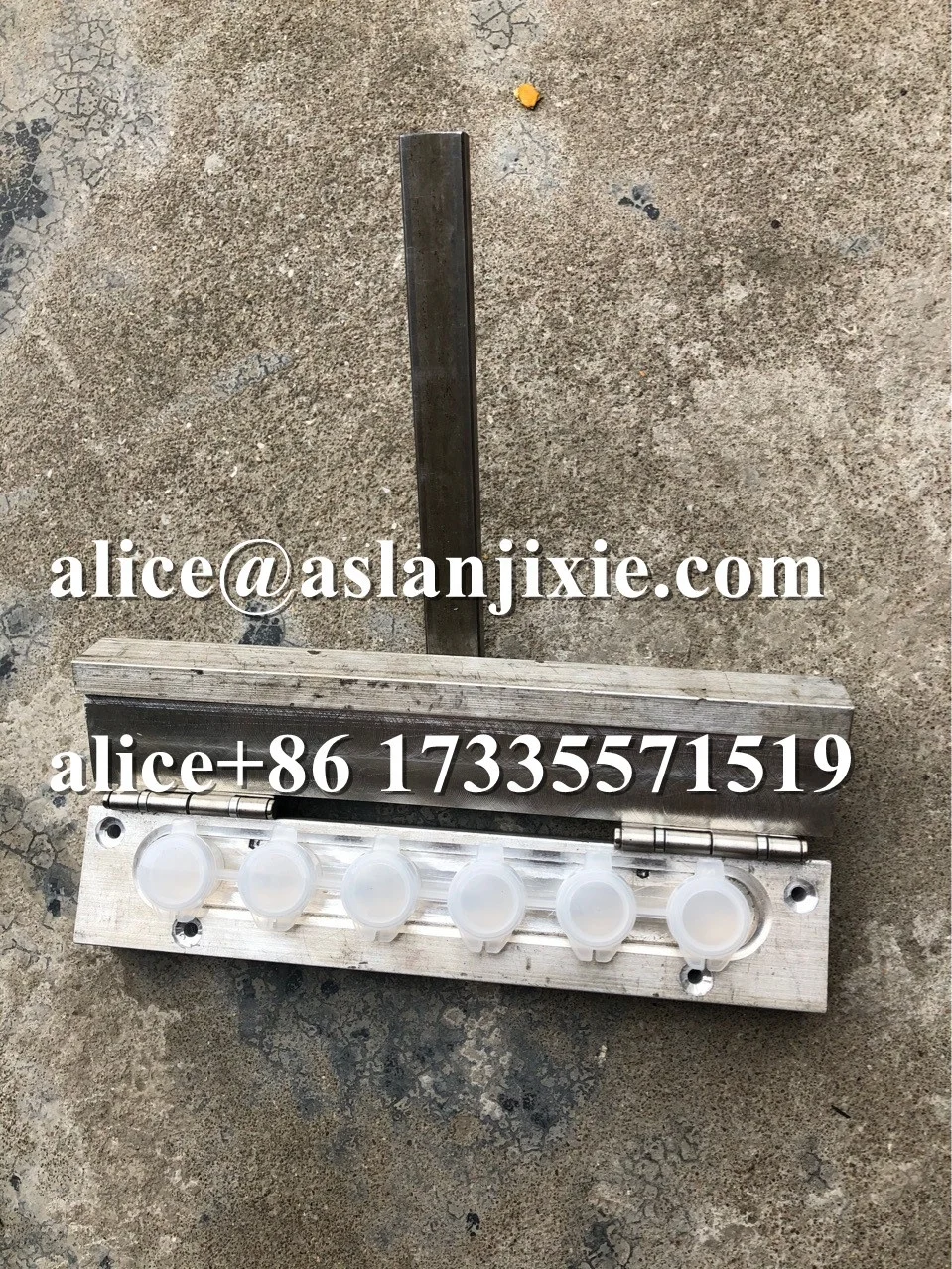 Wholesale empty paint pot 5ml 6pcs capping mold / Paint Strips for Kid Student Plastic Storage Containers sealing mold part