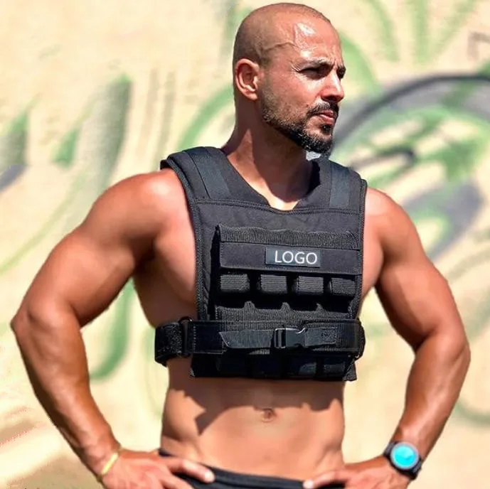 Wholesale Strength Training Adjustable Weighted Vest Home Gym Fitness Accessories Tactical Training Weight Vest 8-30KG