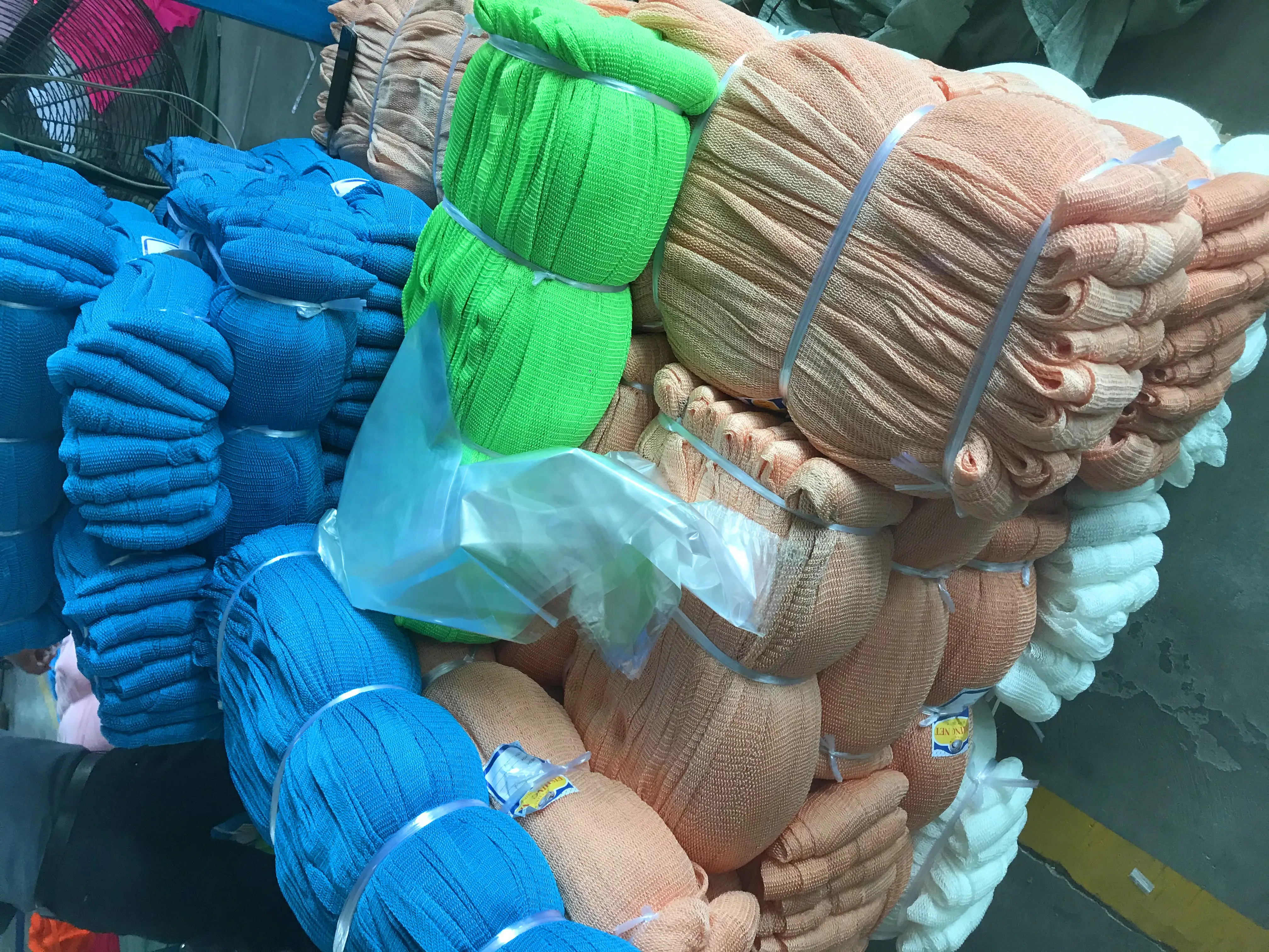 Hot selling african/Amrican bath sponge net shower fishing net factory