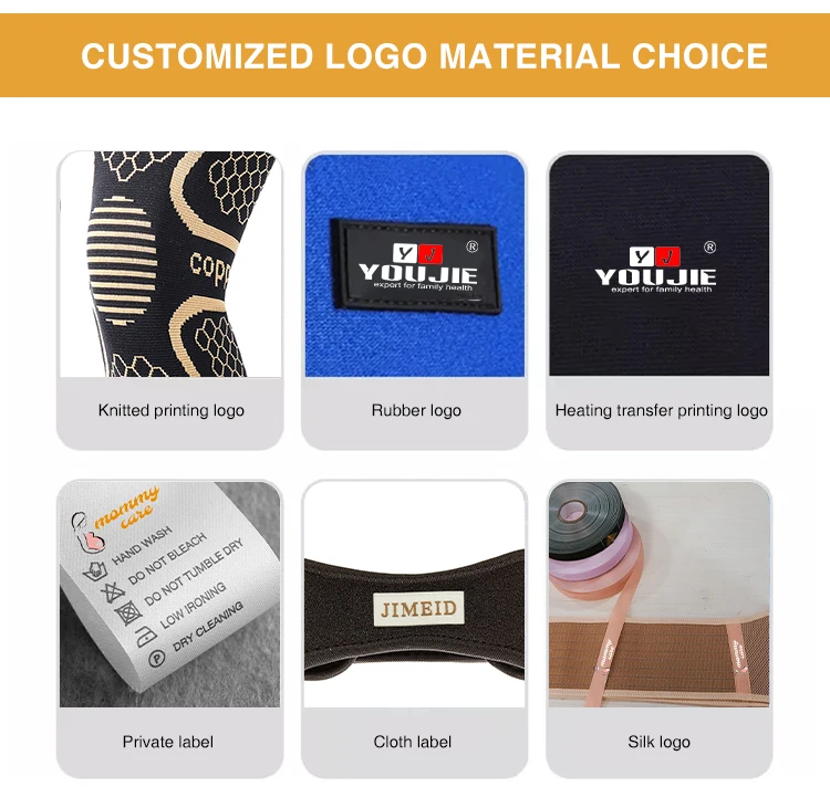 Customized Logo Men and Women Black Breathable Elastic Compression Bandages Straps Sleeve Ankle Support