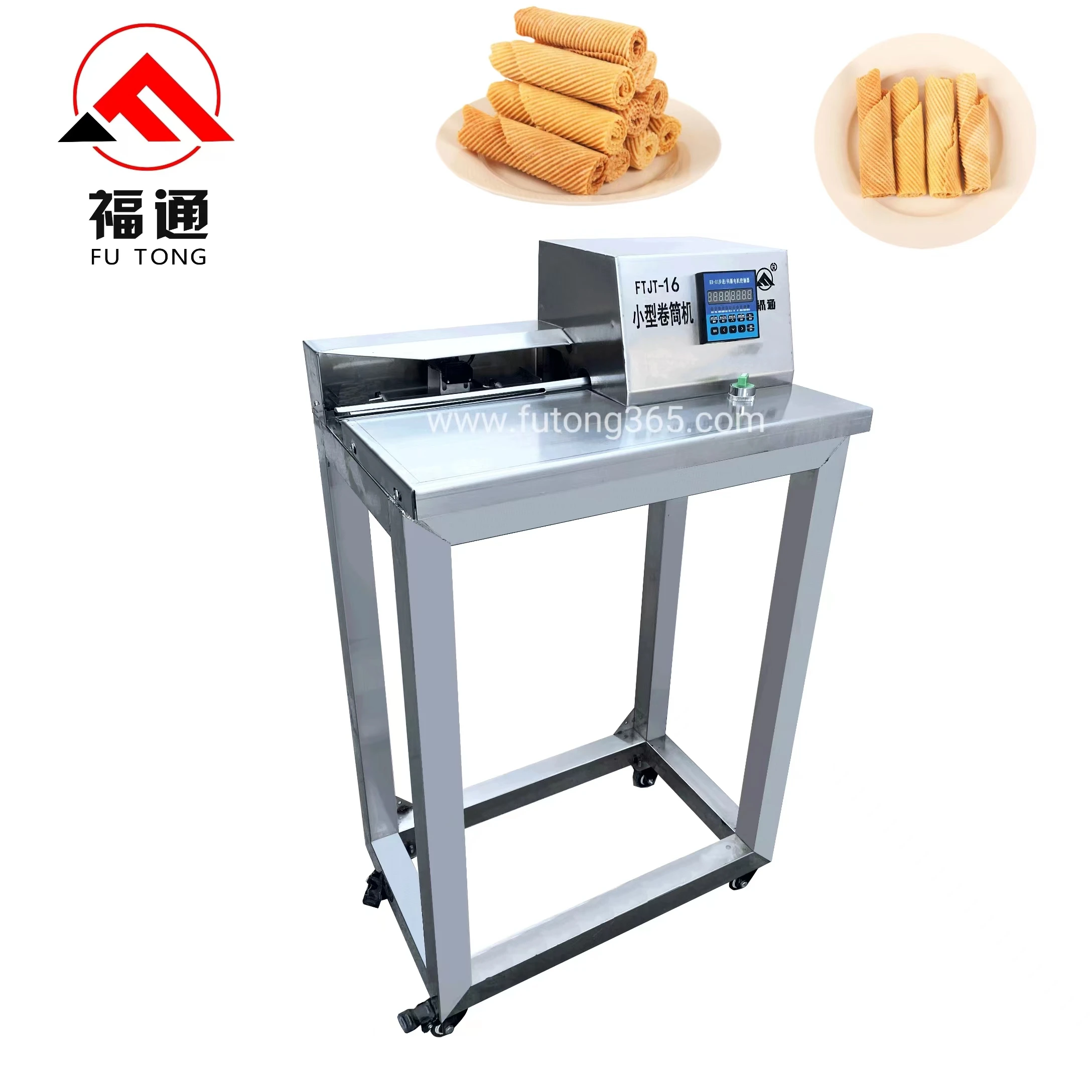 Cheap Portable Customized Barquillos Roller Machine Coconut Roll Rolling Machine