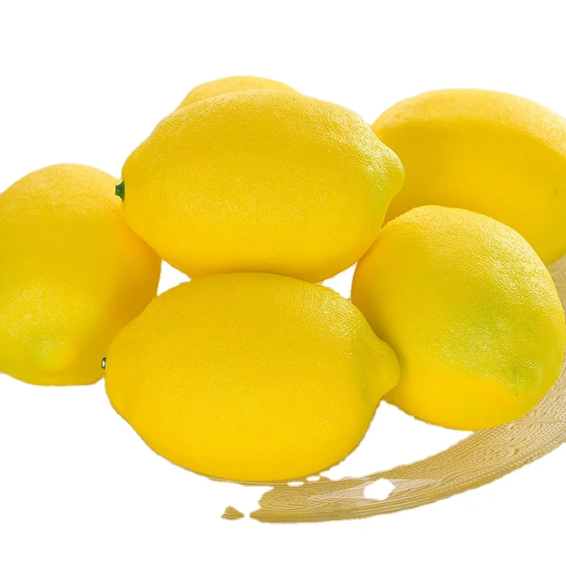 House Decoration Artificial Fake Fruits Artificial Polyfoam Lemon