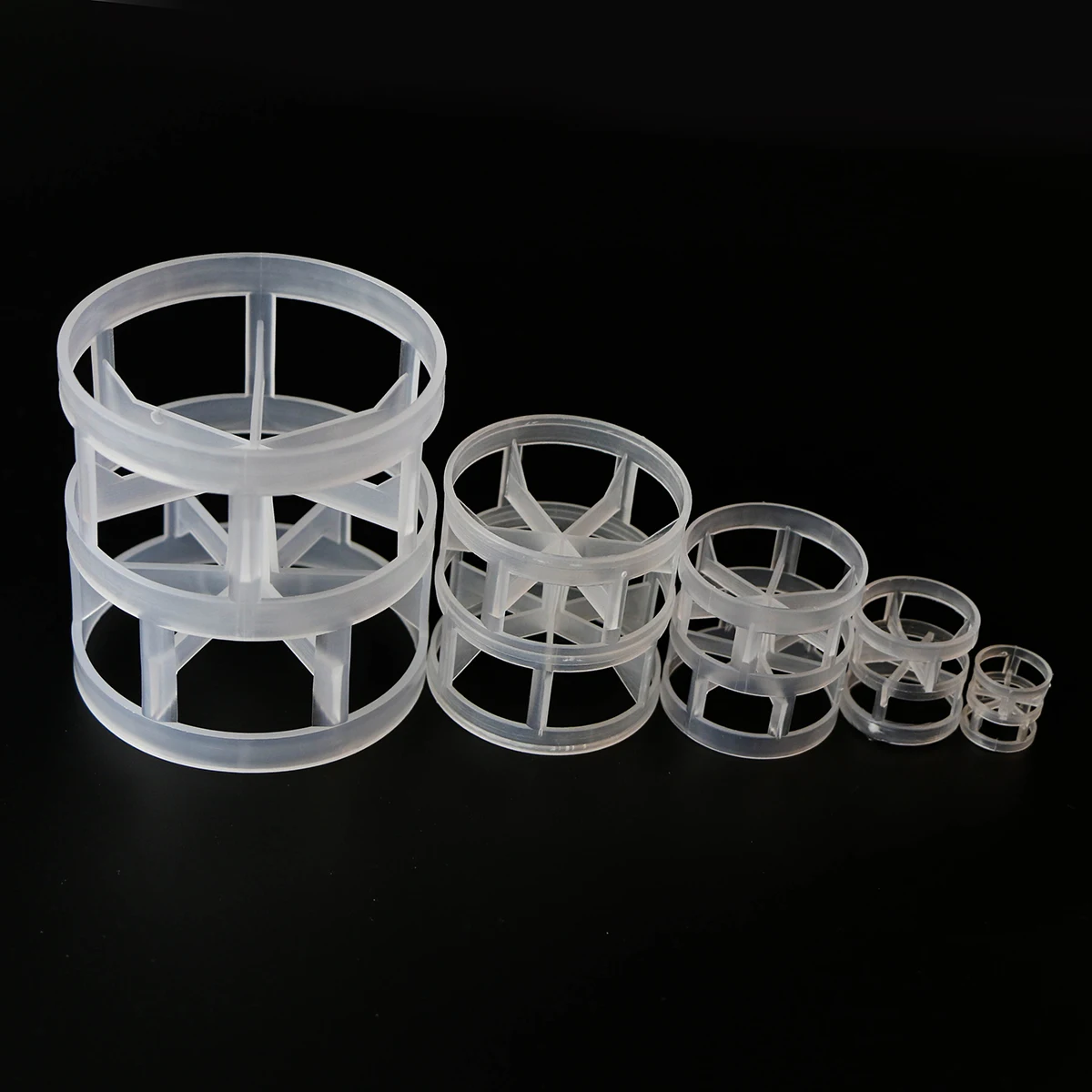 Heat Resistance 16 mm 25 mm 38 mm 50 mm PP Plastic Pall Ring Tower Packing For Purifying Column