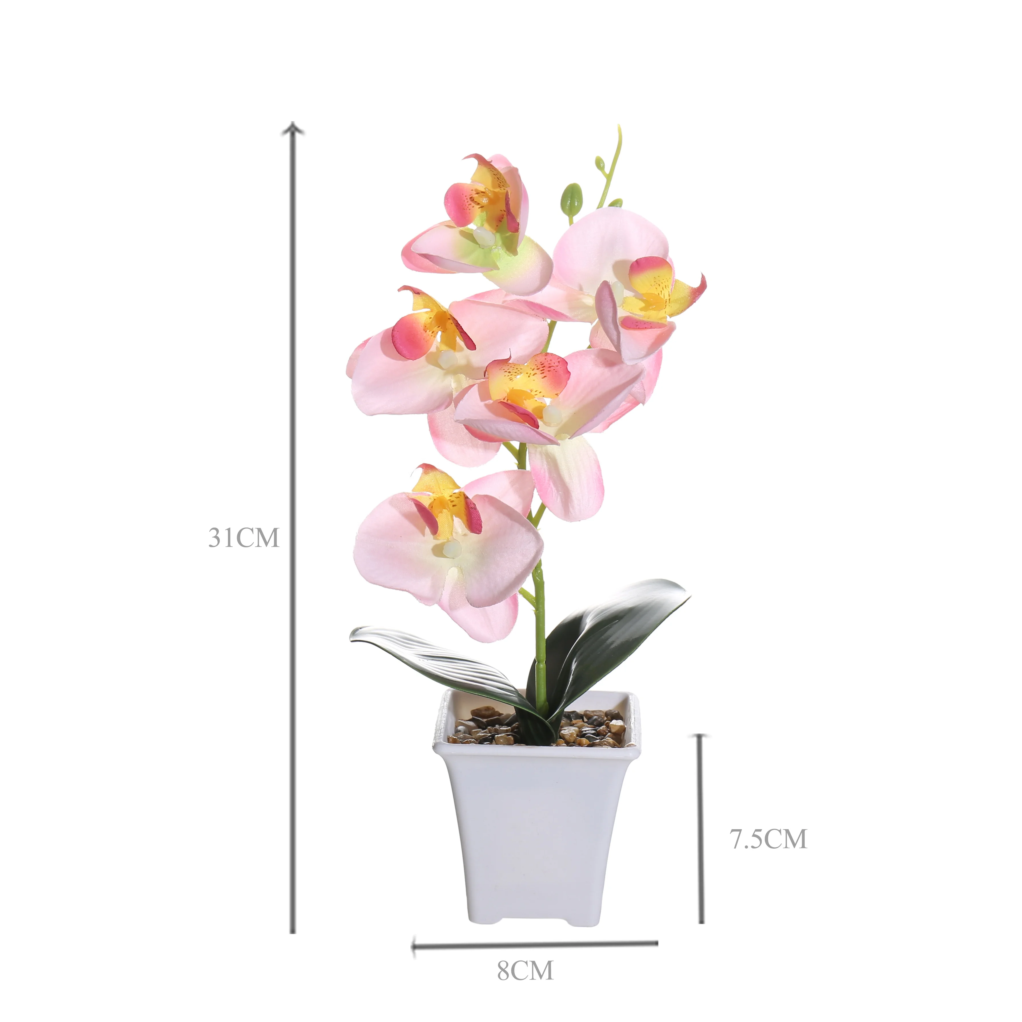 High quality artificial butterfly orchids flower faux orchid for home decor