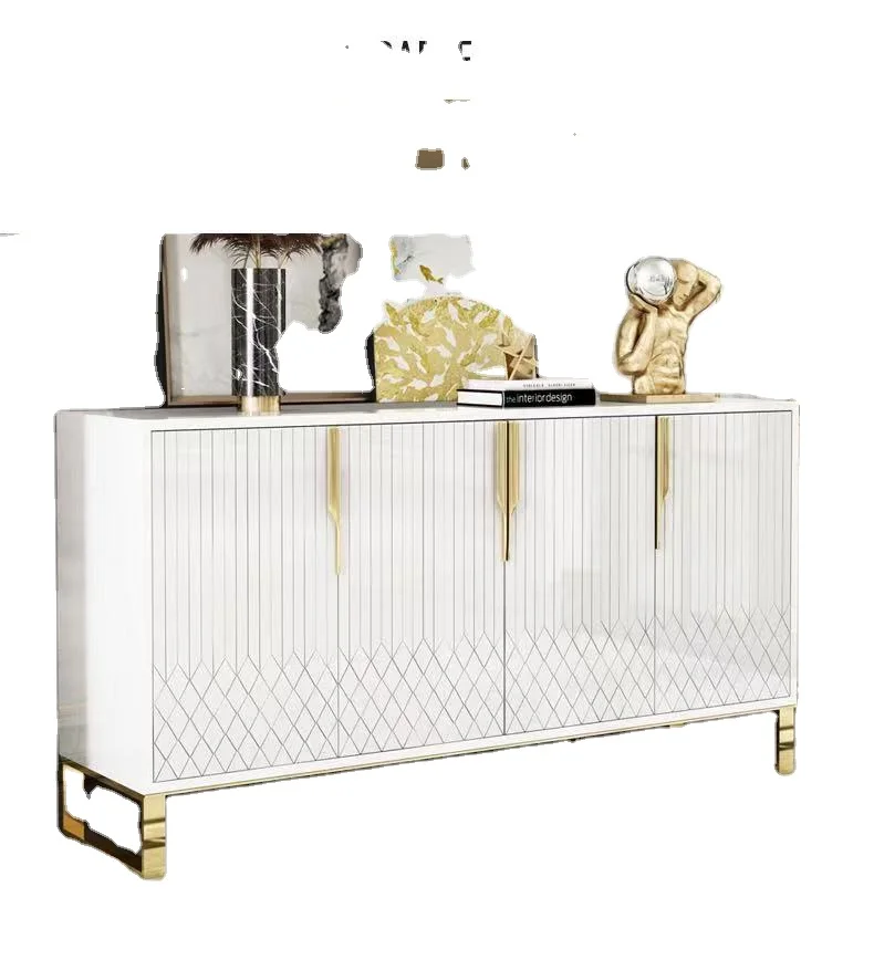 designer sideboard glass top buffet cabinet display cabinets dining room furniture