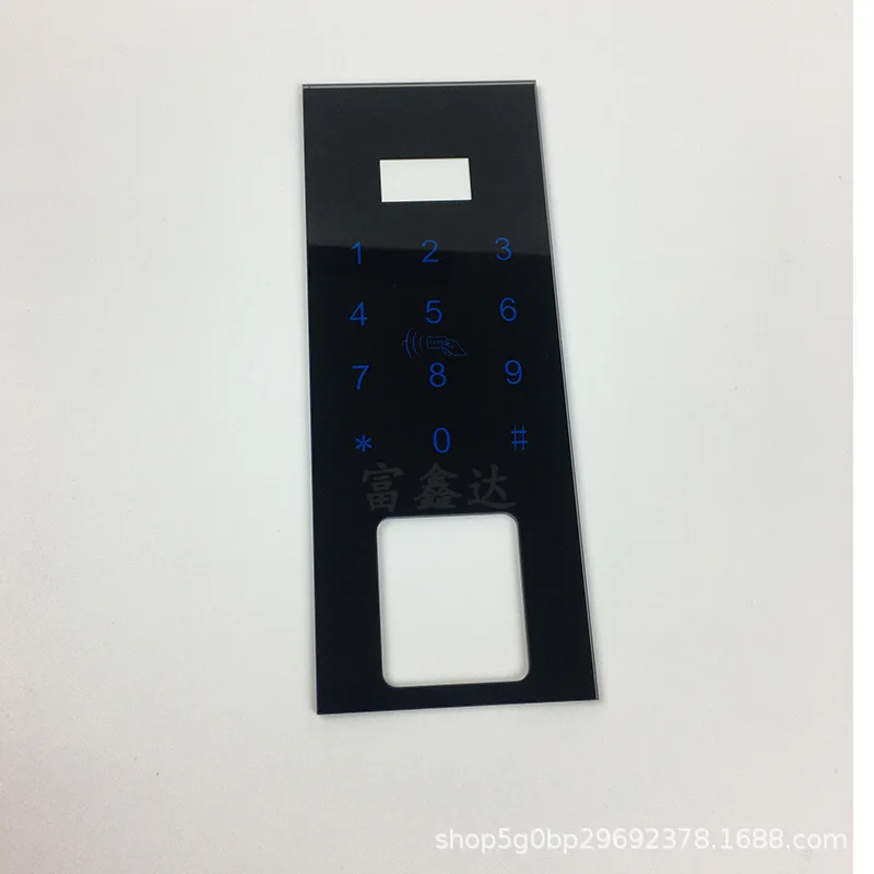 Custom Smart Touch Tempered Glass Smart Home Silk Screen Printed Tempered Glass Panel Control Panel Glass