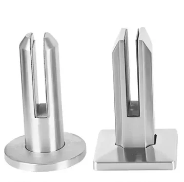 Modern Design Stainless Steel 304 Frameless Wall Spigot 12mm Glass Thickness Handrails Railings Balcony Deck Baluster Bracket