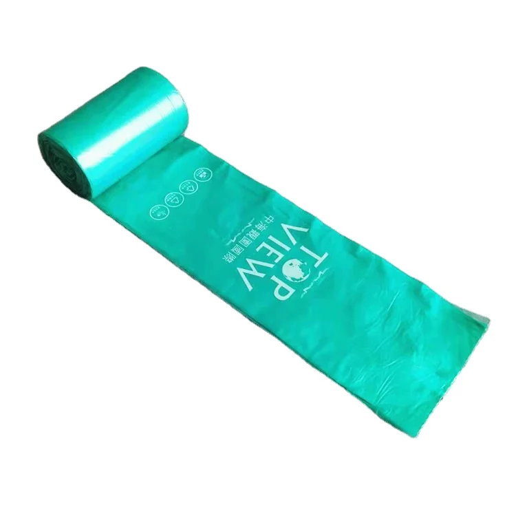 Whole sell cheap price custom printed HDPE LDPE PO PE trash bag on roll FOR kitchen and office