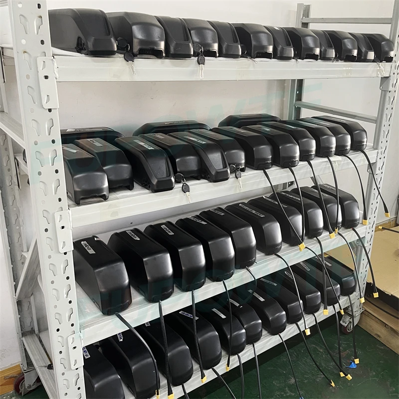 36V 48V 60V Polly Shark Electric Bike Battery 17.5Ah 20Ah 30Ah Downtube Ebike Akku for Bafang BBS01B BBS02B Ancheer Motor