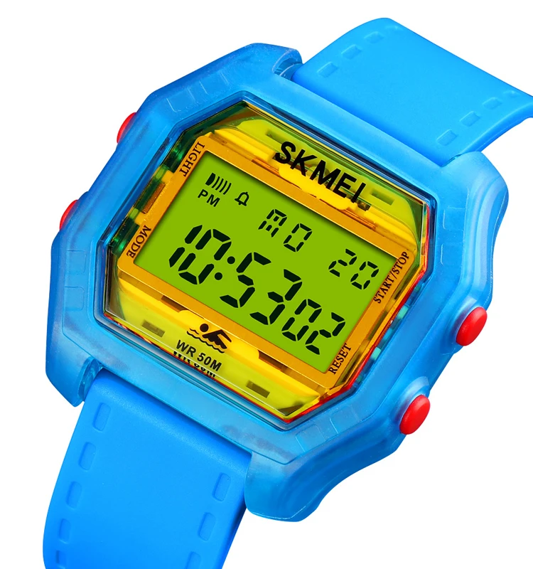 Skmei 1623 Japan Digital Watch Movement Luminous Sports Watches 50m Waterproof Men Wrist Watch Relogio Masculino kids