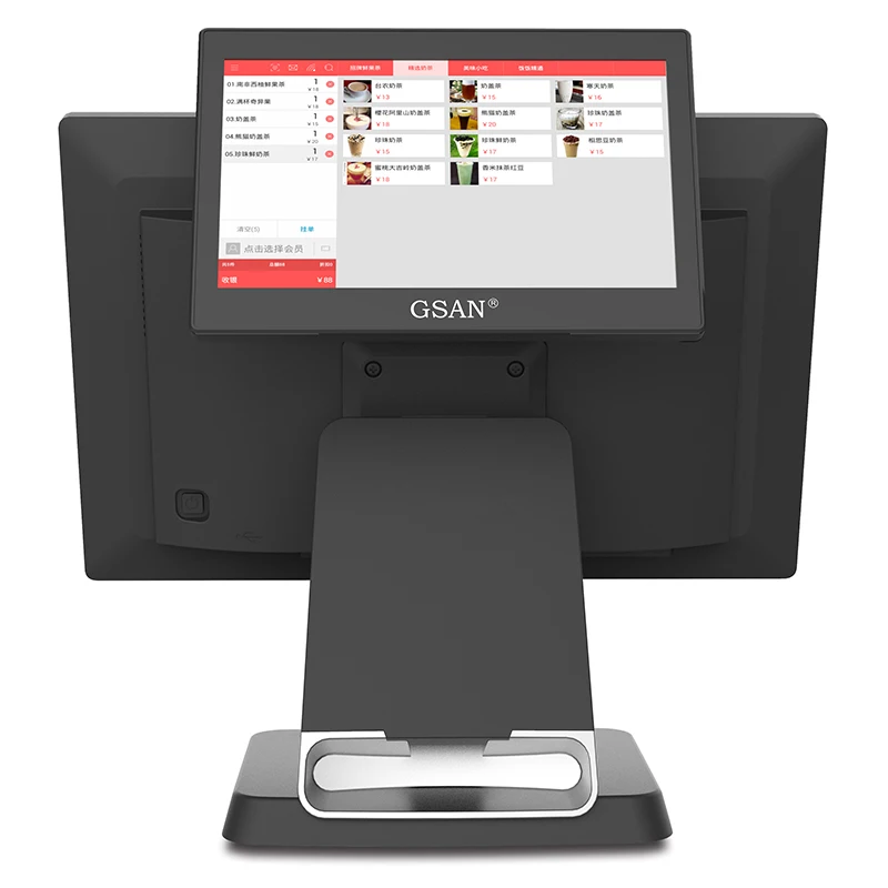 Wholesale 17 inch 1440*900 all in one pos terminal pos machine cash register windows pos systems