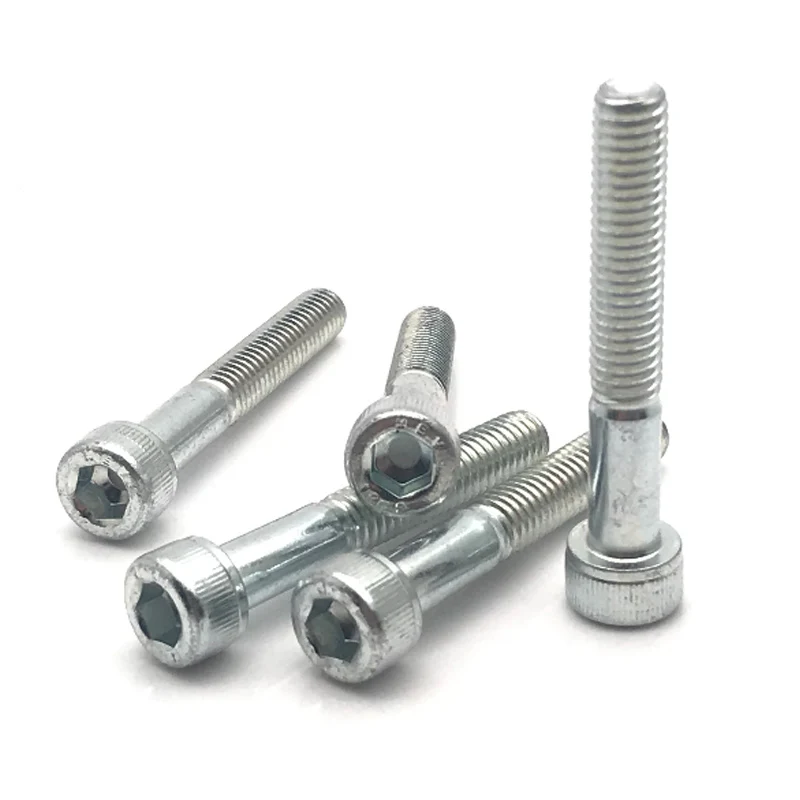 Zinc coated grade 8.8 allen key bolts hex socket head allen bolt 12.9 hex allen key bolt