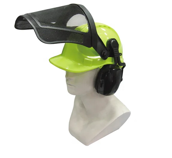 FS3003 Forest helmet set with mesh visor and ear muffs Faceshield