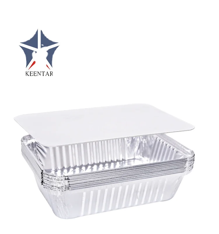 4 фунта 10*7 5 дюйма 26*19 см 1900 мл фольгированные контейнеры для еды бумажная Крышка выноса прозрачная купольная