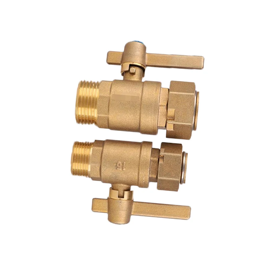 Female Thread Forged Bass Body Plumbing Relief Swivel Ferrules Brass Valve Fittings Hose Connector Valve Gas Safety Valve