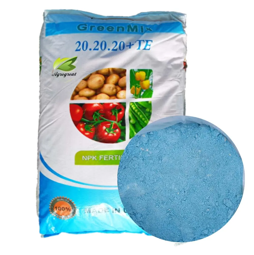 Organic NPK fertilizer 20-20-20 npk powder compound fertilizer npk 20 20 20 100% water soluble