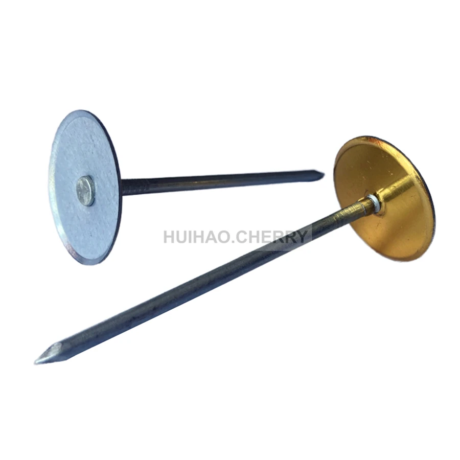 3.4x100mm Air Duct Insulation Welding Nails Designed for Fastening Glass Wool Thermal Insulation Layers in Plain Ducts