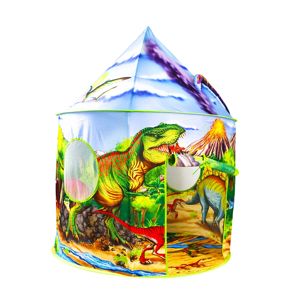 SISLAND Factory Wholesale Indoor Outdoor Pop up Dinosaur Toy Tent Large Play House Kids Play Tent For Children Games