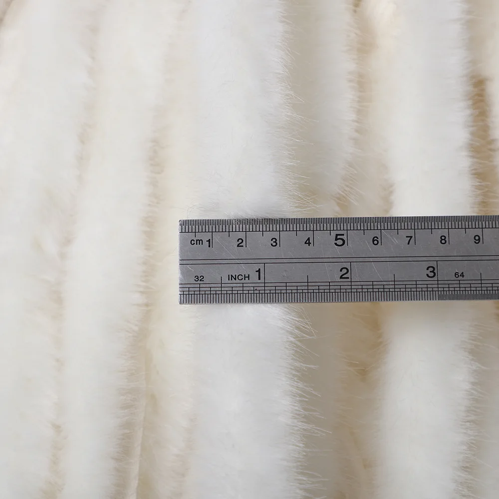 3cm Width Customized Raccoon Fake Fur Trim Mink Fur Trimming Faux Fur Trim