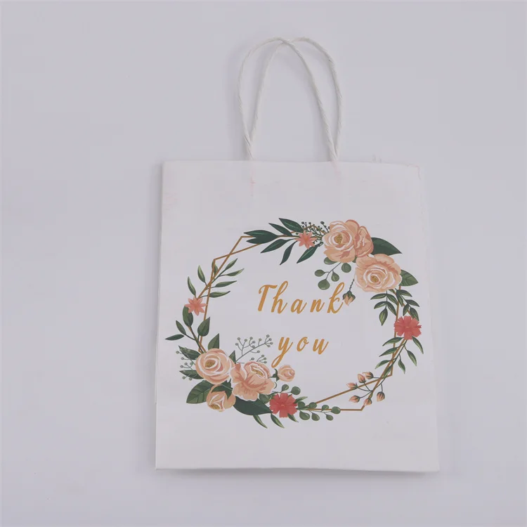 Wholesale Custom Special Small Size Shopping Cheaper White Craft Kraft Paper Bag