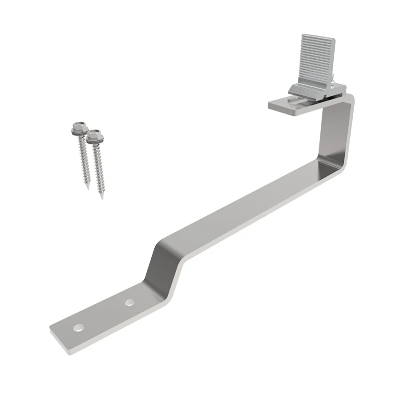 Flat tile Solar Roof Hook for solar panel mounting system
