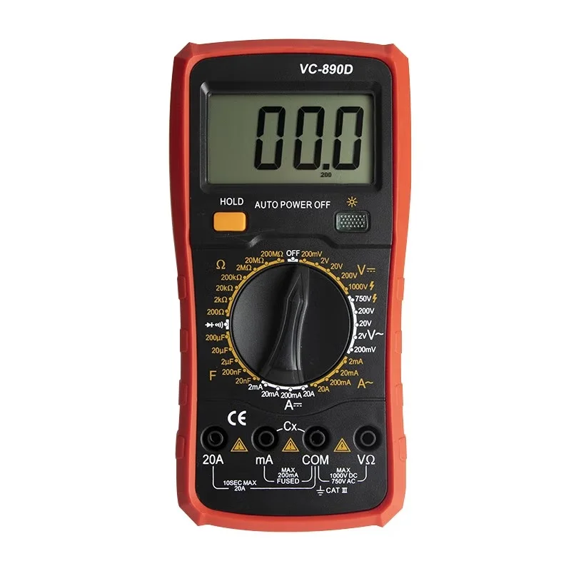 Ammeter voltmeter digital display multimeter classic