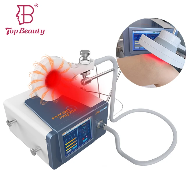 2 Handles working simultaneously rehabilitation pain relief emtt extracorporeal magneto pemf magnetic therapy machine