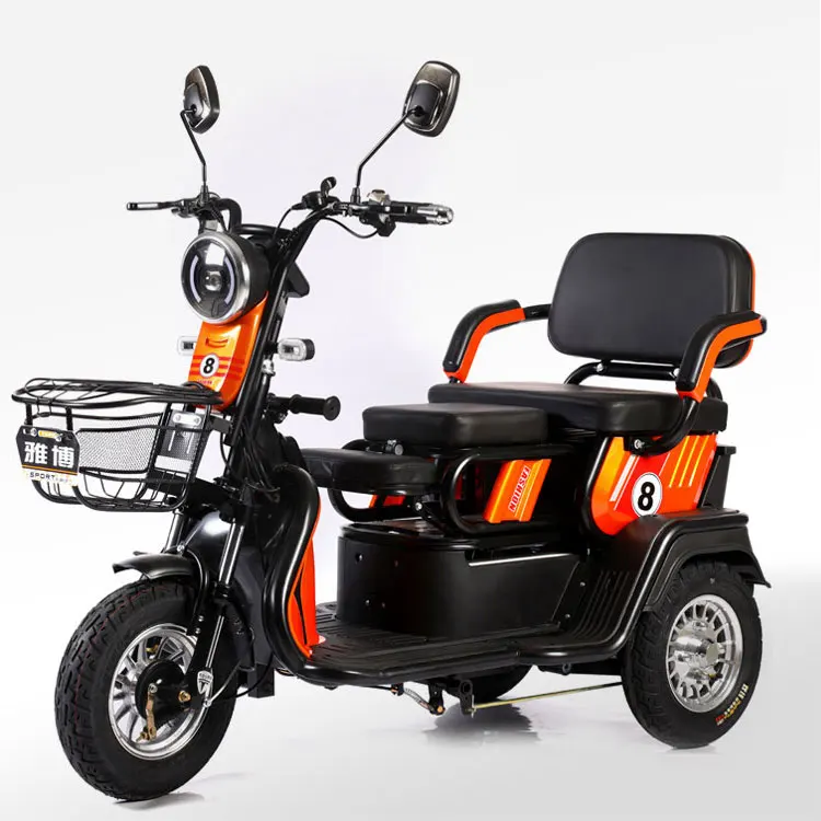 
800W motor electric tricycle 3 wheel e bike tricycle for passenger and goods stuff transportation8 