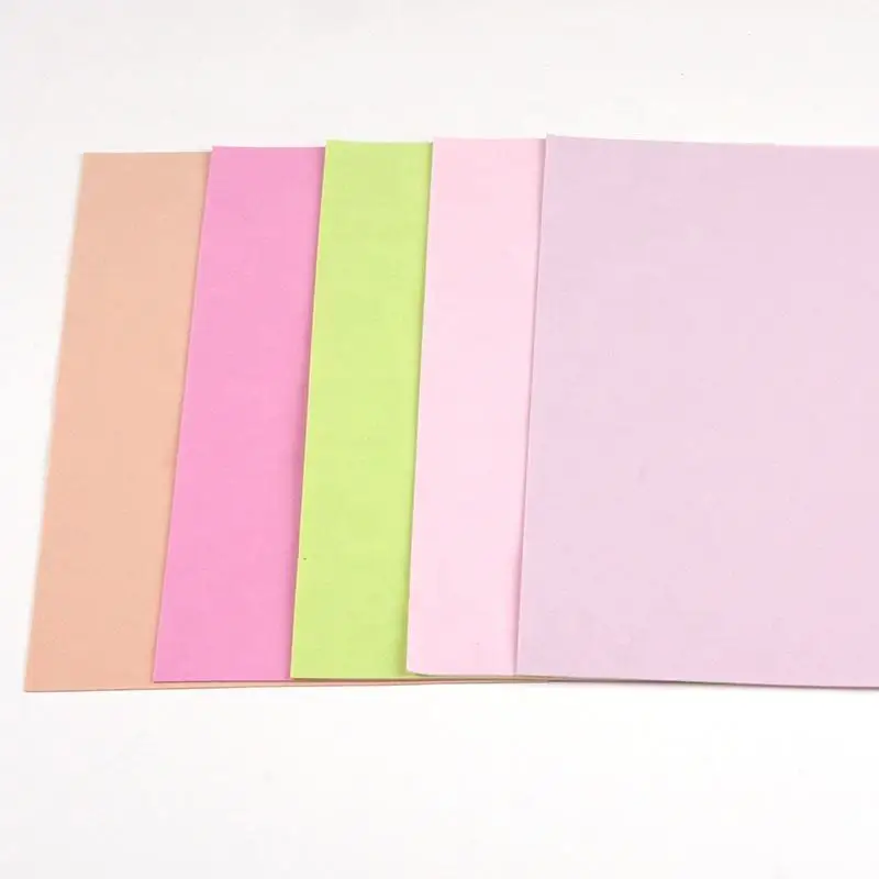 Factory price 70g/80g color paper & paperboard printed coloured paper sheet cardboard cardstock paper