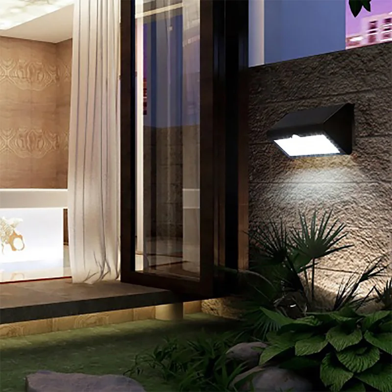 Outdoor Solar Security Led Waterproof Motion Sensor Super Bright Solar Wall Garden Lights For Yard,Garage