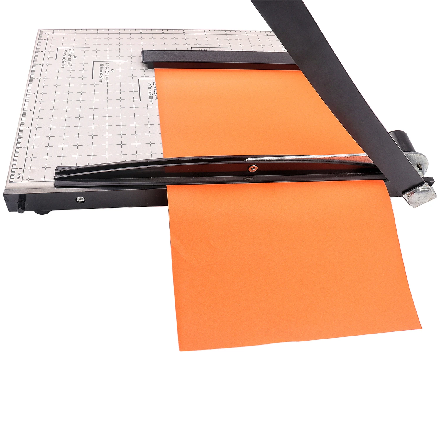 ZEQUAN Professional manufacturer High Quality A4 desktop guillotine iron material paper cutter trimmer for office school