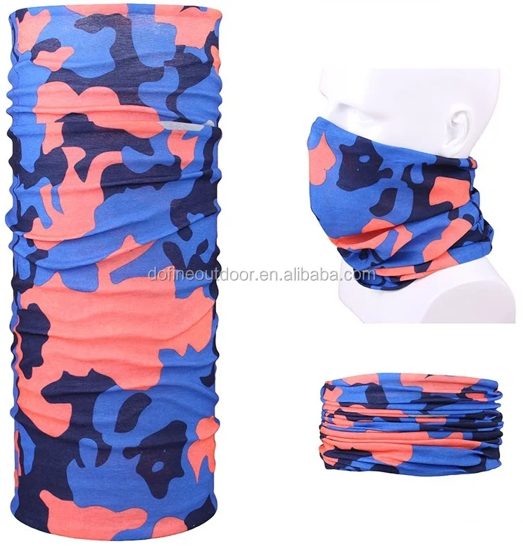 2020 summer new products breathable US flag grey Seamless Tube Bandana